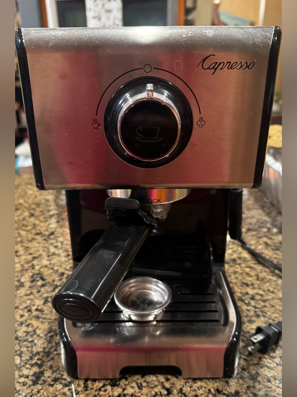 Capresso Black and Stainless Espresso Maker